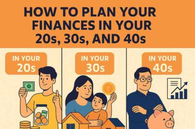 How to Plan Your Finances in Your 20s, 30s, and 40s