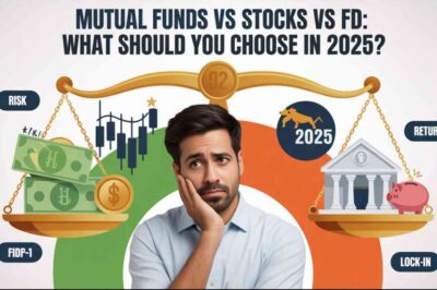 Mutual Funds vs Stocks vs FD in 2025: Which Investment is Best for You?